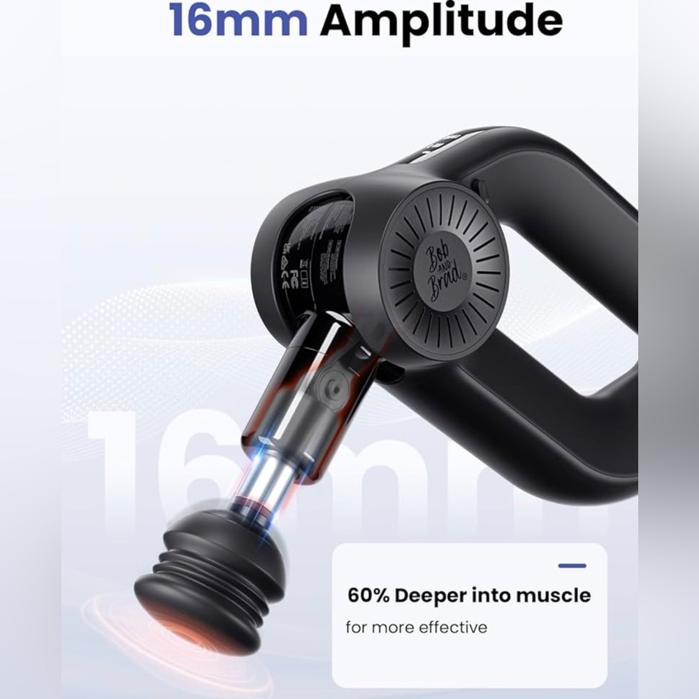 New Bob and Brad D6 Pro Massage Gun - Picture 2 of 11